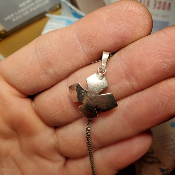 Handmade 3D Sterling necklace - Picture 2 of 3